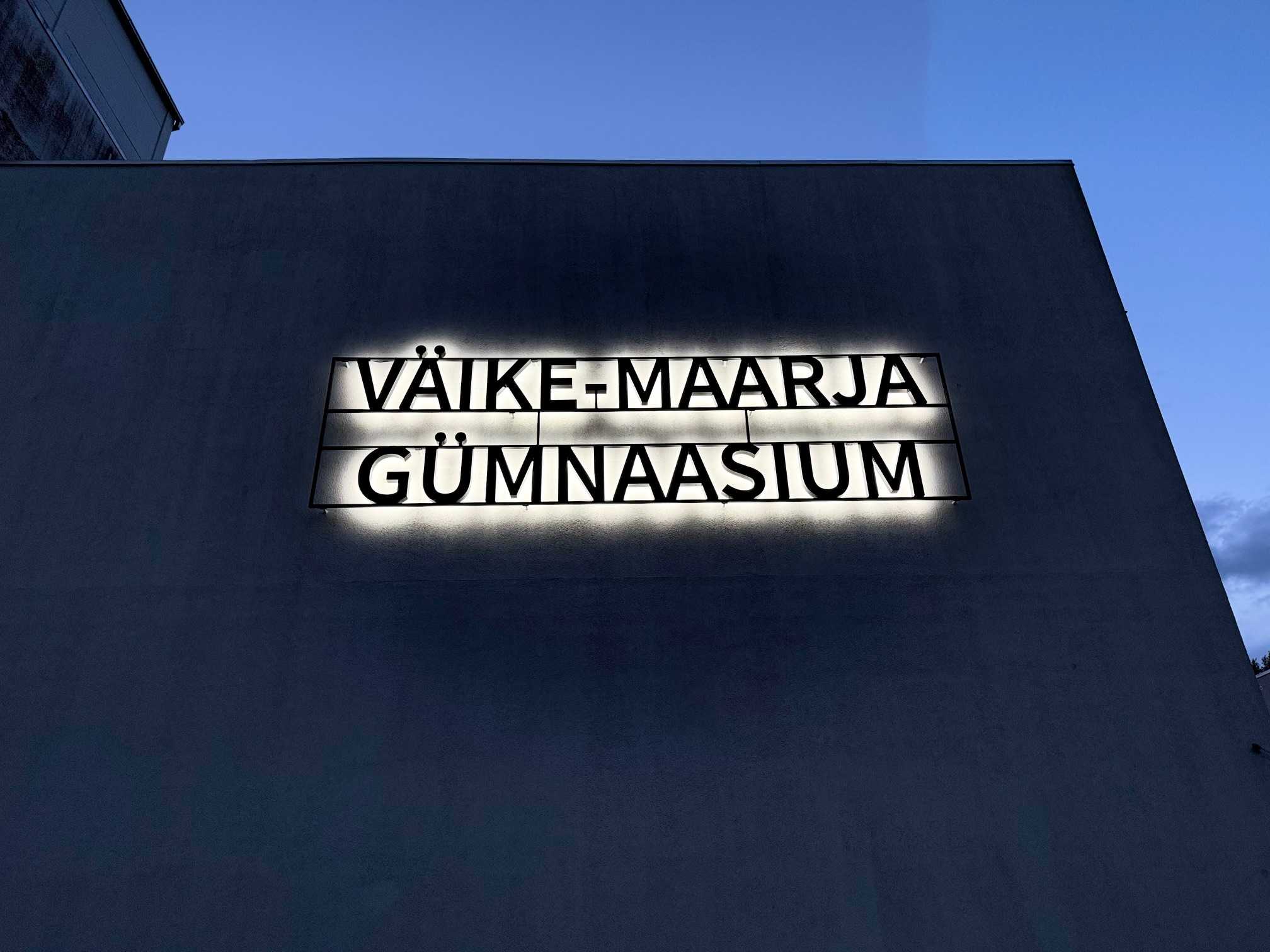 DAG Reklaam, valgustähed, profiil 3, Väike-Maarja Gümnaasium