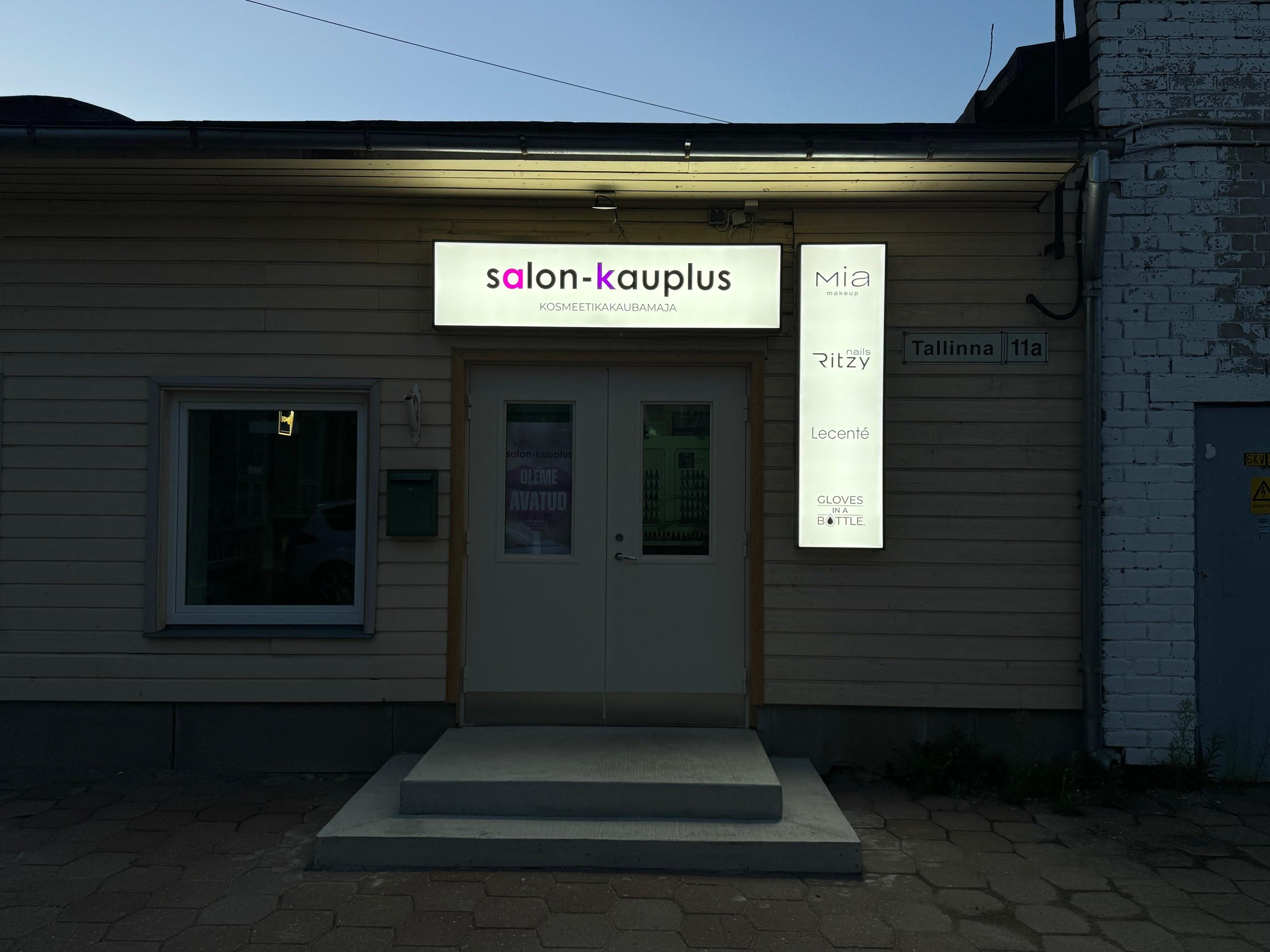 DAG Reklaam, Valguskast, Salon kauplus